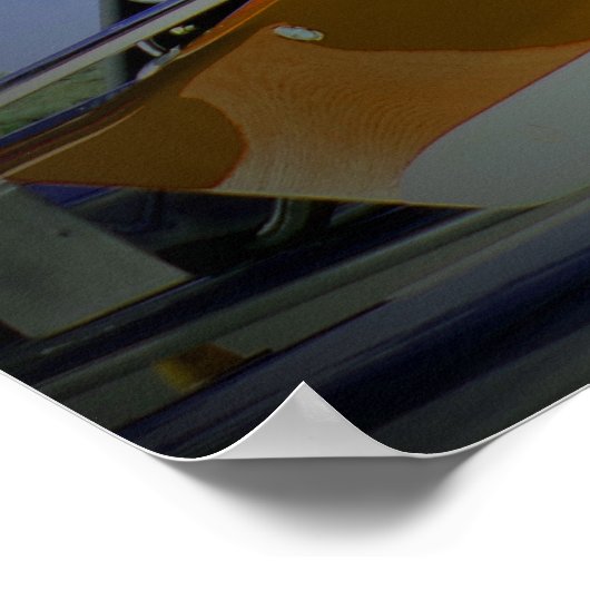 Nostalgia Dragster Poster (Ecke)