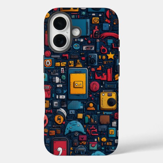 Nostalgia Dump Grafitti Phone Case (Rückseite)
