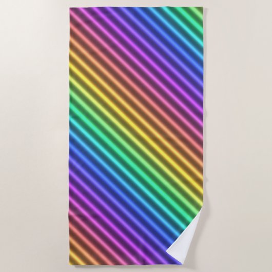 nostalgic arcade stripe : strandtuch (Vorderseite)