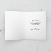 Nostalgic Blue Frohe Weihnachten Weihnachten Perso (Innenseite)