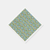 Nostalgic Blue Morning Glory Paper Napkins Serviette (Ecke)
