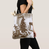 Nostalgic Christmas Home for Xmas Shopping Tasche (Von Nahem)