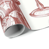 Nostalgic Christmas Red Geschenkpapier (Rolleneckpunkt)