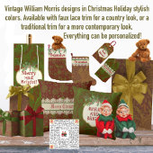 Nostalgic Classic William Morris Gold Holiday Geschirrtuch