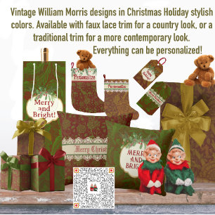 Nostalgic Classic William Morris Holiday Geschenkanhänger