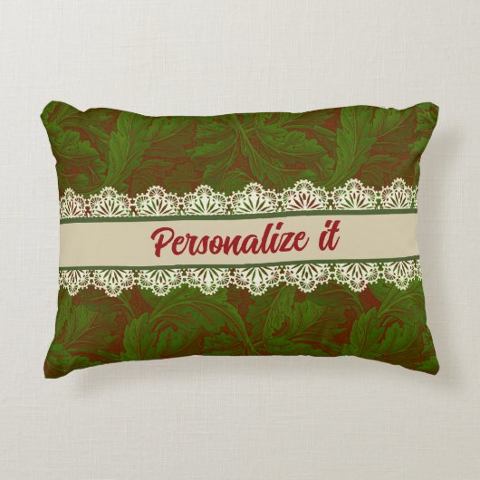 Nostalgic Classic William Morris Pattern Holiday Dekokissen (Vorderseite)