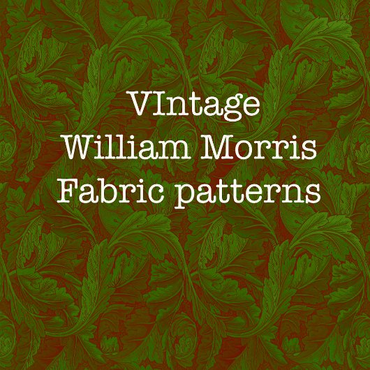 Nostalgic Classic William Morris Pattern Holiday Kissen