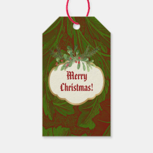 Nostalgic Classic William Morris Red Holiday Geschenkanhänger