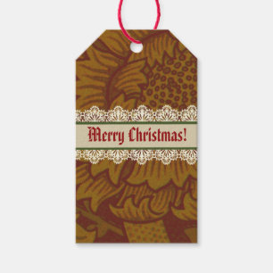 Nostalgic Classic William Morris Red Holiday Geschenkanhänger