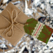 Nostalgic Classic William Morris Red Holiday Geschenkanhänger