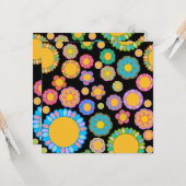 Nostalgic Flora Black Karte (Vorderseite/Rückseite Beispiel)