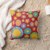 Nostalgic Flora Red Kissen (Decke)