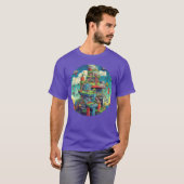 Nostalgic Gaming Delight Relive Pielated Adventu f T-Shirt (Vorne ganz)