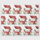 Nostalgic Gift Box Romantic Envelope Vintage Rose Geschenkpapier (Flach)