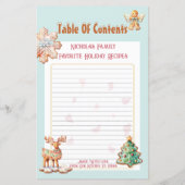 Nostalgic Gingerbrot Family Rezept Book Namplate (Rückseite)