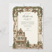 Nostalgic Holiday Zuhause Einladung (Vorderseite)