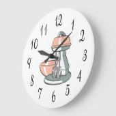 Nostalgic Kitchen Mixer Große Wanduhr (Winkel)