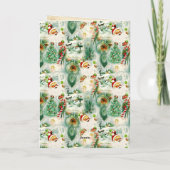 Nostalgic Kitschmas  Feiertagskarte (Rückseite)