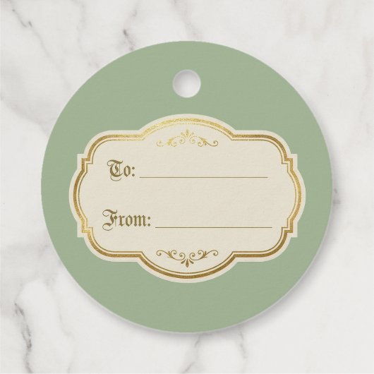 Nostalgic Kitschmas Geschenkanhänger (Rückseite)