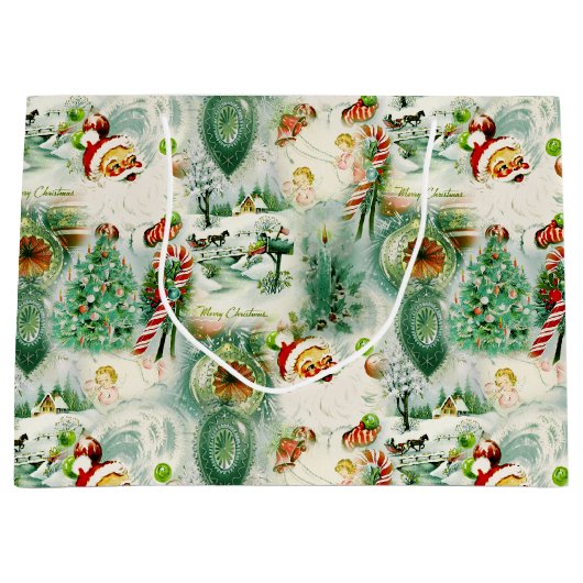 Nostalgic Kitschmas  Große Geschenktüte (Vorderseite)