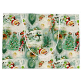 Nostalgic Kitschmas  Große Geschenktüte (Rückseite)