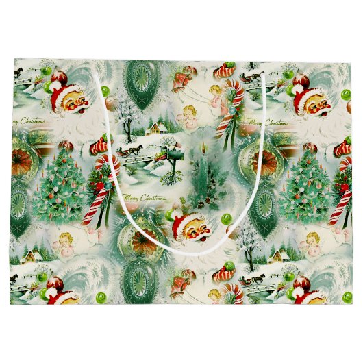 Nostalgic Kitschmas  Große Geschenktüte (Rückseite)