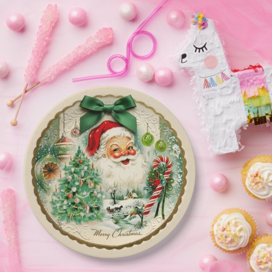 Nostalgic Kitschmas  Pappteller (Party)