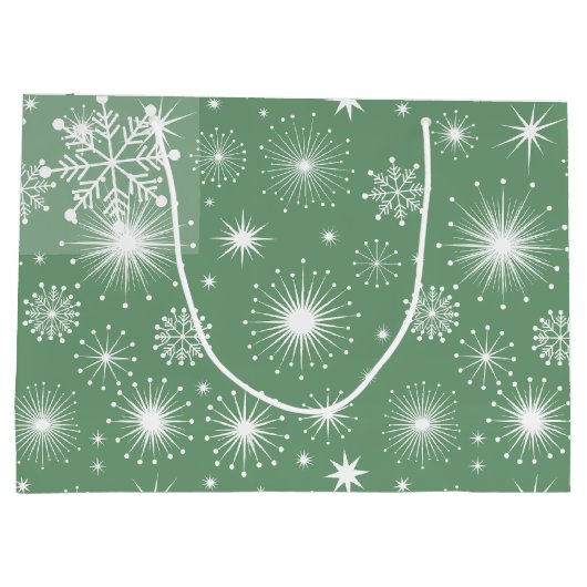 Nostalgic Kitschmas Stars Große Geschenktüte (Rückseite)