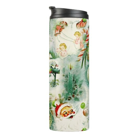 Nostalgic Kitschmas  Thermosbecher (Nach rechts gedreht)