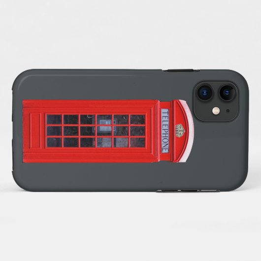 Nostalgic Pay Phone Box Case Großbritannien (Rückseite (Horizontal))