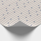 Nostalgic Pinstripe Geschenkpapier (Ecke)