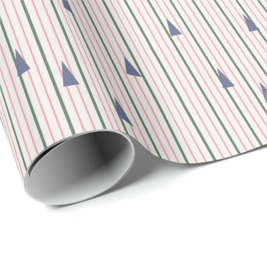 Nostalgic Pinstripe Geschenkpapier (Rolleneckpunkt)