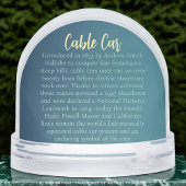 Nostalgic San Francisco Cable Car Travel Keepsake  Schneekugeln