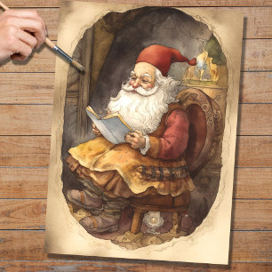 Nostalgic Santa 1 Decoupage Paper Seidenpapier