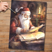 Nostalgic Santa 3 Decoupage Paper Seidenpapier