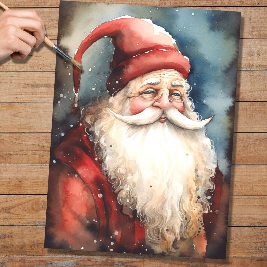 Nostalgic Santa 7 Decoupage Paper Seidenpapier