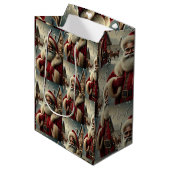 Nostalgic Santa Mittlere Geschenktüte (Vorderseite Schrägansicht)
