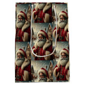 Nostalgic Santa Mittlere Geschenktüte (Rückseite)