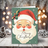 Nostalgic Santa Niedlich Frohe Weihnachten Persona