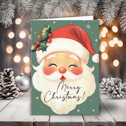 Nostalgic Santa Niedlich Frohe Weihnachten Persona