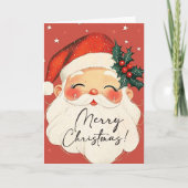 Nostalgic Santa Vintag Frohe Weihnachten (Vorderseite)