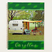 Nostalgic Vintage Camper Lazy Summer Travel Planer (Vorderseite)