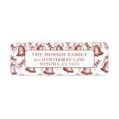 Nostalgic Vintage Red Christmas Bells (Vorne)