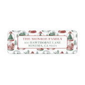 Nostalgic Vintage Red Green Christmas Snow Globes (Vorne)