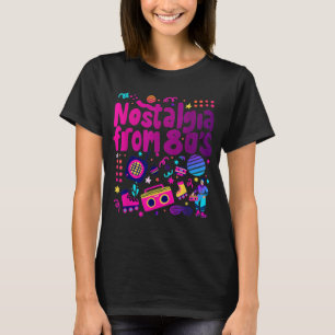 Nostalgie aus den 80er Coolen 80er Jahren Outfit I T-Shirt
