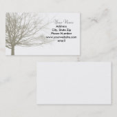 Nostalgie-Baum-Visitenkarte Visitenkarte (Vorne/Hinten)