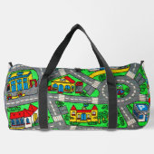 Nostalgie der 90er Jahre, Straßennostalgie Duffle Bag (Rückseite)