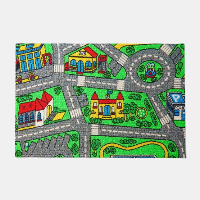 Nostalgie der 90er Jahre, Straßennostalgie Fußmatte (Vorderseite)