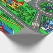 Nostalgie der 90er Jahre, Straßennostalgie Geschenkpapier (Ecke)