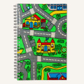 Nostalgie der 90er Jahre, Straßennostalgie Notizblock (Vorderseite)
